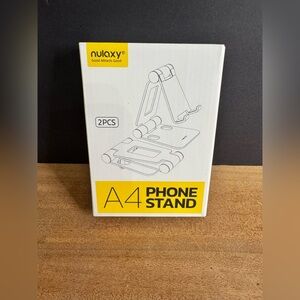 NIB Nulaxy A4 Cell Phone Stand Fully Foldable And Adjustable Sturdy Construction